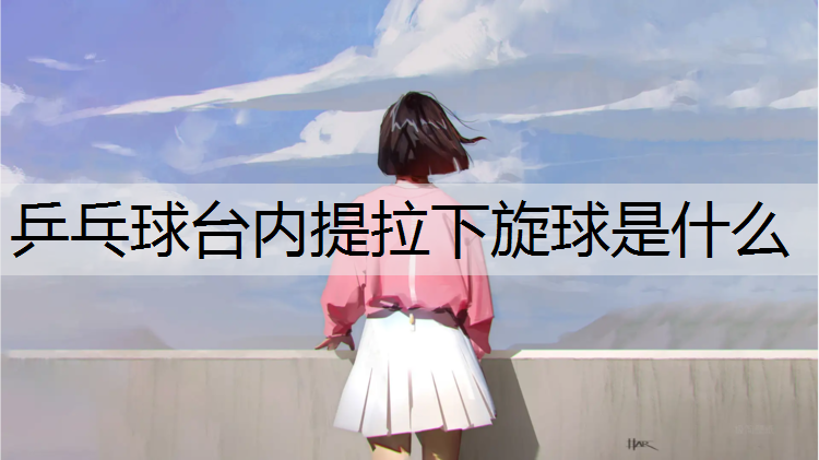 乒乓球台内提拉下旋球是什么