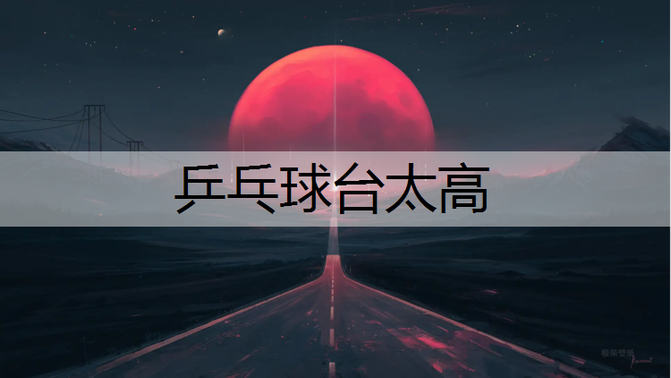 乒乓球台太高
